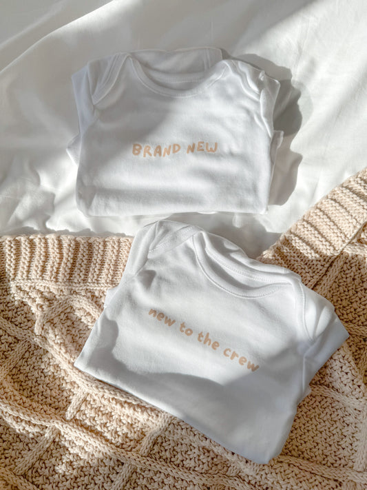 ‘New to the Crew’ Baby Bodysuit