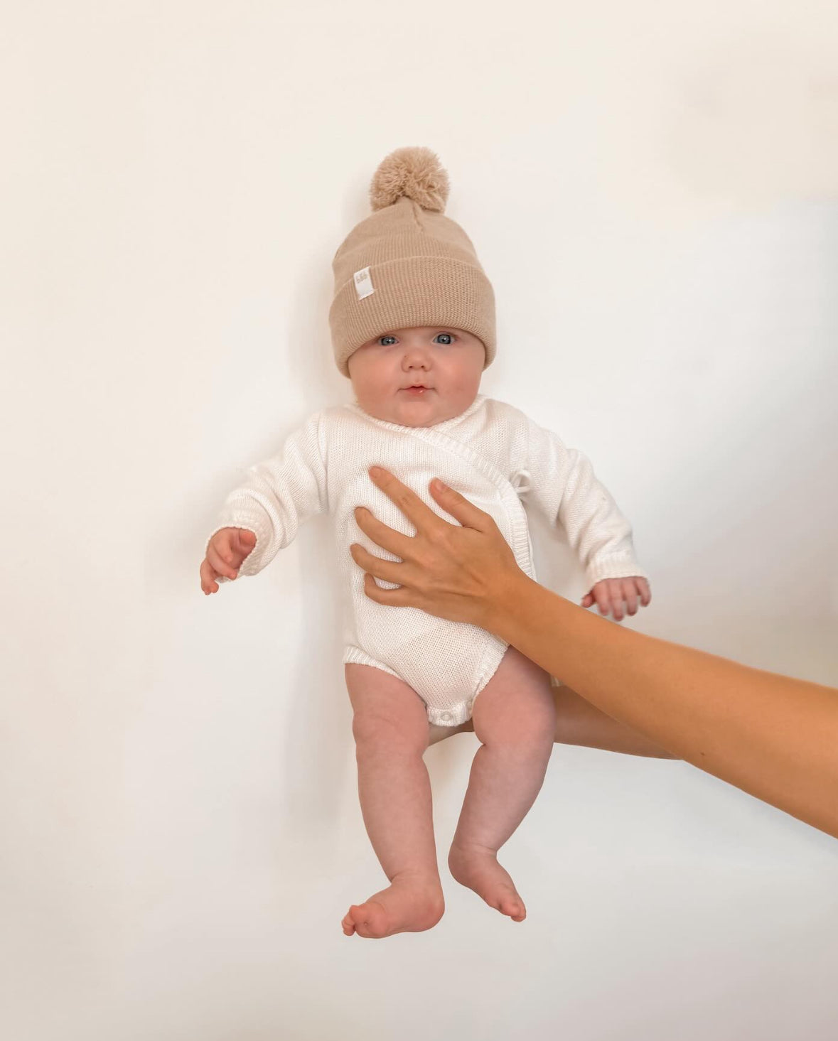 Caramel Single Pom Beanie