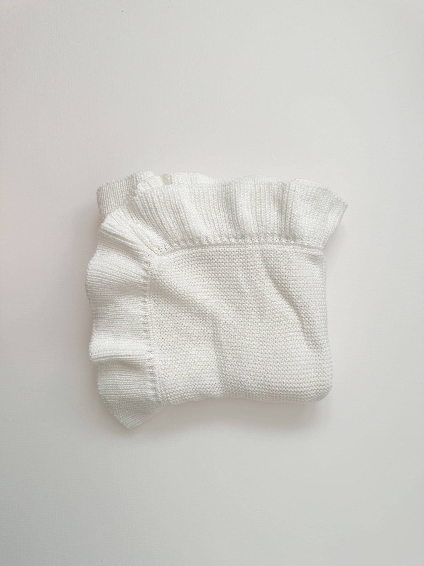 Knitted Blanket - Milk